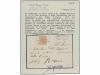 ✉ ERITREA. 1890. ASMARA a ROMA. 20 cts. naranja. Mat. ASMARA