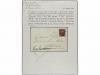 ✉ ERITREA. Sa. 4. 1893. ADI UGRI a MASSAWA. 10 cts. rojo. Ma
