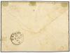 ✉ ERITREA. Sa. 5. 1895. SAGANETTI a CATANIA. 20 cts. naranja