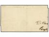 ✉ MEXICO. 1872. TAMPICO a VERACRUZ. Circulada con sello mexi