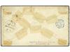 ✉ ESTADOS UNIDOS. 1858. CHARLONSVILLE to LONDON. 12 cents bl