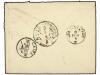 ✉ INDIA. 1901. KARACHI to ENGLAND. 1/2 anna green (2) redire