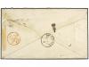 ✉ INDIA INGLESA. Sg. 58. 1870. Cover to HASTINGS at double r