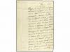 ✉ COLOMBIA. 1816 (27 Enero). GUERRA DE LA INDEPENDENCIA DE C