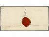 ✉ COLOMBIA. (1835 CA.). Envuelta circulada a BOGOTÁ. Marca R
