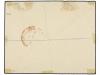 ✉ TANGANIKA. Sg. 55. 1919. Envelope franked with 1 r. black 