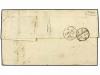 ✉ PERU. 1872. CALLAO a LIVERPOOL. Circulada con sello de Per