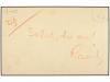 ✉ CHINA. 1901 (23-May). PEKIN to PARIS. Japan 4 sen postal s