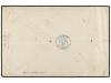 ✉ PERU. Yv. 59(2), 79(2). 1885. LIMA a PARIS. 1 ctvo. naranj