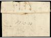 ✉ ESPAÑA: PREFILATELIA. 1738. PAMPLONA a CORELLA. Marca PAMP