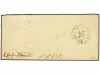 ✉ CHILE. 1877. TALCA a VALPARAISO. Sobre Entero Postal de 5 