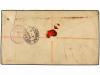 ✉ BARBADOS. 1905. BARBADOS to U.S.A. 1p. rose (2) and 2 1/2p