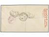 ✉ MALAYA. 1936. SINGAPORE to U.S.A. Complete set on cover. A