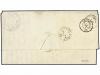 ✉ ARGENTINA. 1863. BUENOS AIRES a CÁDIZ. Circulada vía Ingla