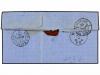 ✉ RUMANIA. 1868. GALATZ to MARSEILLE. GALATZ in black and 10