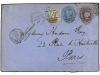 ✉ GRAN BRETAÑA. Sg. 199. 1887 (May 18). Private 1½d. purple 