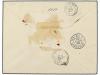 ✉ REUNION. Yv. 12. 1896. ST. PIERRE a PARÍS. 80 cts. rosa, c