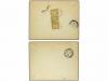 ✉ MONACO. 1929. Dos cartas circuladas en el interior tasadas