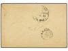 ✉ MONACO. Yv. 17, 18. 1896. MONTECARLO a BERLIN. Entero Post