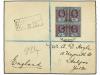 ✉ SIERRA LEONA. 1918. FREETOWN to ENGLAND. 2 sh. lilac and b