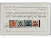 ** LIECHTENSTEIN. Yv. 44B/51B. 1921. Complete set, never hin