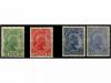** LIECHTENSTEIN. Yv. 1a/3a + 3b. 1915. Complete set, matte 