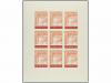 ** CROACIA. Mi. 150/53. 1941. PROOFS. Complete set, minishee