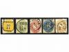 ° AUSTRIA. Mi. 24/28. 1863. Complete set, fine used. Michel 