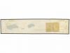 ✉ AUSTRIA. Mi. 29. 1866. 1,05 kr. lilac on wrapper. SCHUTTEN