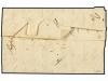 ✉ URUGUAY. 1836. MONTEVIDEO a FRANCIA. Marca MONTVº en color