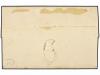 ✉ BRASIL. Sc. 3a. (1843 ca.). Uncleary dated cover to PORTO 