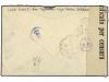 ✉ ALBANIA. 1941. TIRANA a SAVONA. Carta certificada, etiquet
