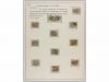 Δ BRASIL. 1844-46. INCLINADOS. Small collection on 3 album p