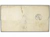 ✉ ESPAÑA. Ed. 48 (2). 1858. ZARAGOZA a MADRID. 4 cuartos roj