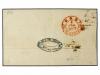 ✉ ESPAÑA. Ed. 17. 1853. VILLAGARCÍA a VALENCIA. 6 cuartos ca