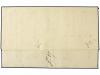 ✉ ESPAÑA. Ed. 6 (3). 1851. CORUÑA a MADRID. 6 cuartos negro 