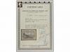 ** ESPAÑA. Ed. 759. Aéreo + 5 pts. LUJO. Cert. CEM. Cat. 900