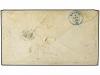 ✉ ESPAÑA. Ed. 73 (2). 1865. CÁDIZ a NEW YORK. 2 Reales lila,