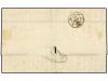 ✉ ESPAÑA. Ed. 75 (3). 1865. VALENCIA a MARSELLA. 4 cuartos a