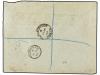 ✉ BORNEO. 1894 (Apr. 6th). Envelope registered to LONDON, be