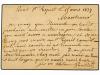 ✉ FRANCIA. Yv. 50, 52, 65. 1877. PONT ST. ESPRIT a BAGNOLS. 