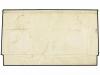 ✉ CUBA. Ant. 7. 1859. SANTIAGO a NEW YORK. 1/2 real azul bor