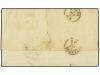 ✉ GIBRALTAR. Sg. Z19. 1872 (Sept. 29). Cover to GENOA (Italy