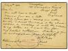 ✉ HONG KONG. 1900. 1c. green Postal Stationery card used bac