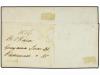 ✉ PUERTO RICO. Ant. 4. 1856. GUAYAMA a S. JUAN. Carta enviad
