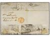 ✉ PUERTO RICO. Ant. 1. 1855. MAYAGUEZ a S. JUAN. 1/2 real az