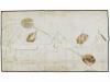 ✉ FRANCIA. Yv. 14, 17 (2). 1856. LE HAVRE a VERA CRUZ (Méxic