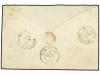 ✉ FRANCIA. Yv. 29. 1863. ROMA a FRANCIA. 20 cts. azul, mat. 