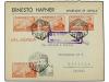 ✉ ESPAÑA. Ed. 940 (4), 941 (4), 918. 1940. SEVILLA a SUIZA. 
