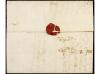 ✉ ESPAÑA: PREFILATELIA. 1689. CADIZ a BELGICA. Carta con ind